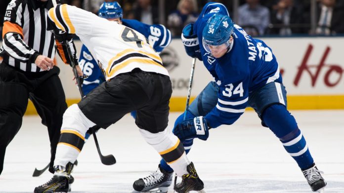 auston matthews vs the boston bruins auston matthews vs the boston bruins
